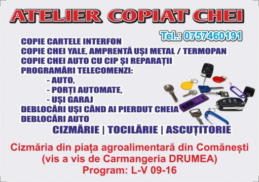 Deblocari auto, copie chei auto